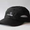 Black Nylon hat with mesh